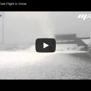 [影片] MR25 雪地飛行測試